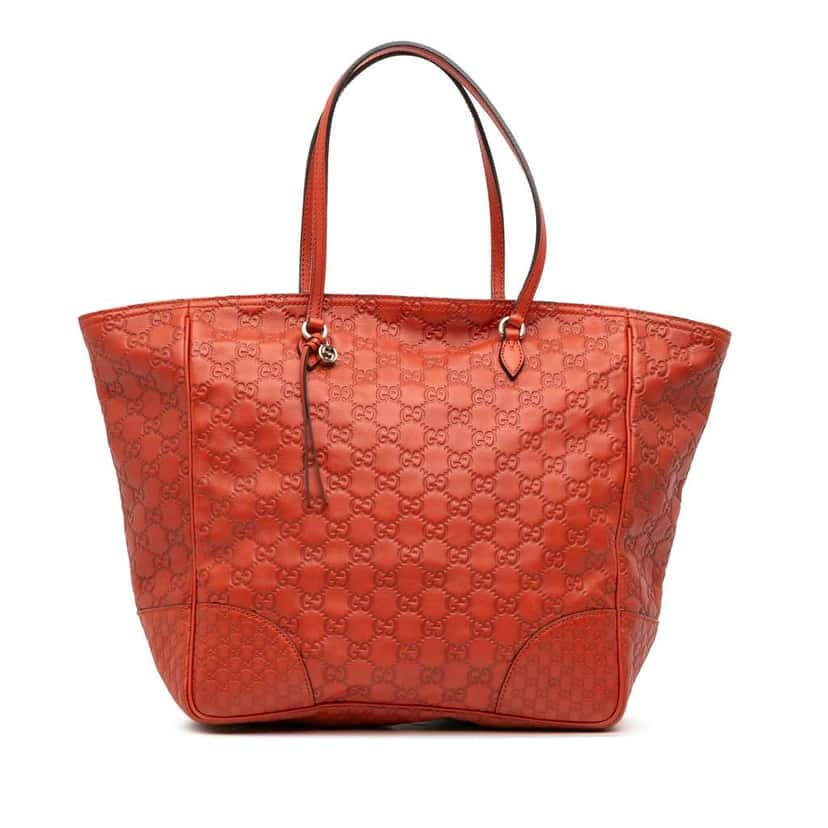 Gucci Guccissima Bree Tote Orange Leather Good condition - Front View