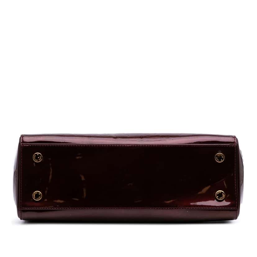 Louis Vuitton Monogram Vernis Brea MM Red Leather Good condition - Inside View