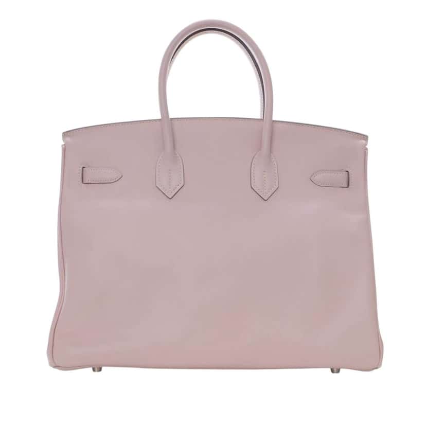 Hermès Swift Birkin Retourne 35 Pink Leather Good condition - Inside View