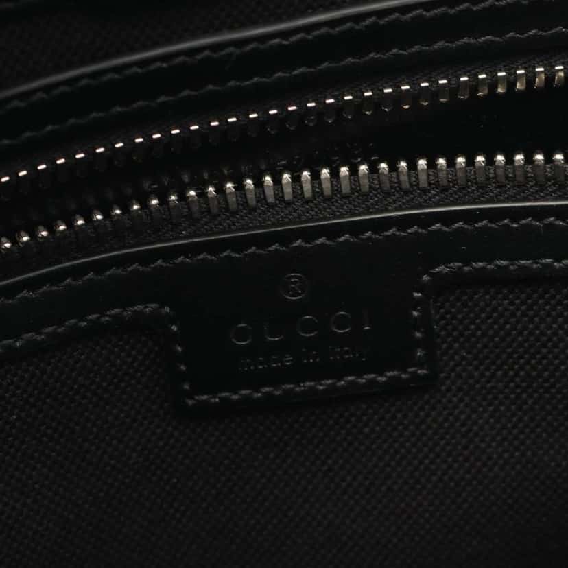 Gucci Large GG Supreme Web Tote Black Canvas Very good condition - Inside View