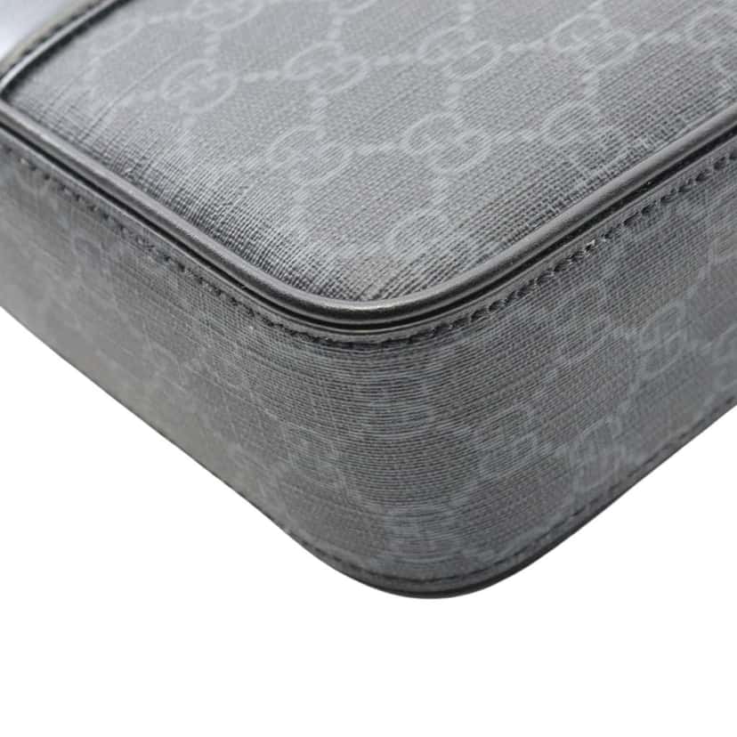 Gucci Large GG Supreme Web Tote Black Canvas Very good condition - Box View