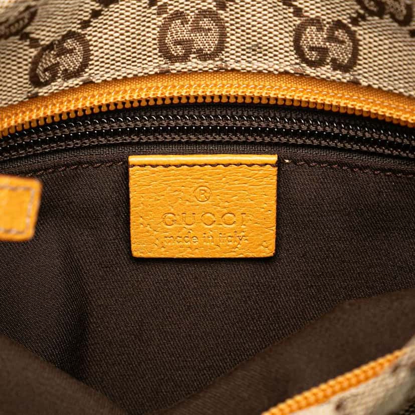 Gucci GG Canvas Web Crossbody Brown Canvas Good condition - Box View