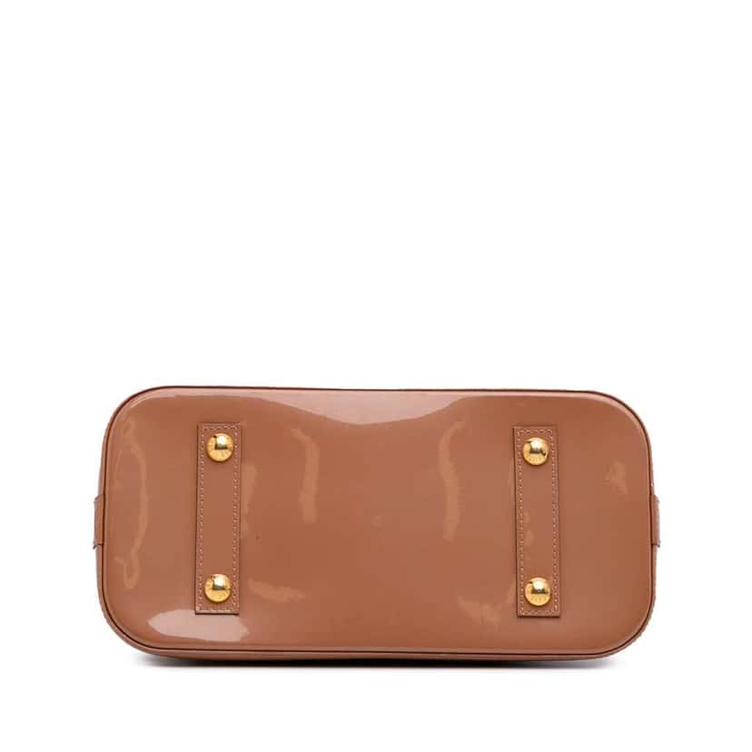 Louis Vuitton Monogram Vernis Alma PM Brown Leather Good condition - Inside View