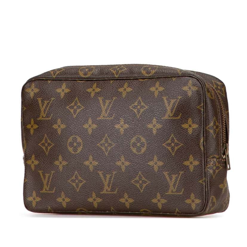 Louis Vuitton Monogram Trousse Toilette 23 Brown Good condition - Back View