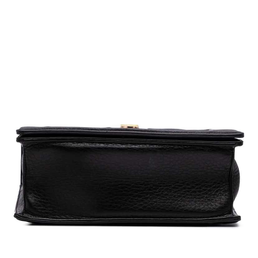 Dior Medium Calfskin Diorama Flap Black Leather Good condition - Inside View