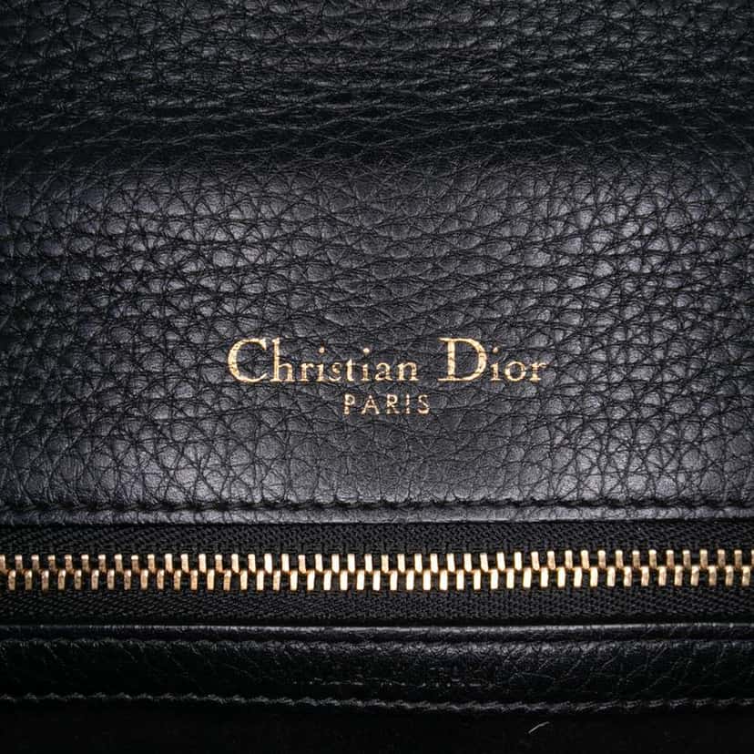 Dior Medium Calfskin Diorama Flap Black Leather Good condition - Box View