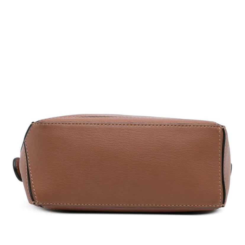 Loewe Mini Calfskin Puzzle Satchel Brown Leather Good condition - Inside View