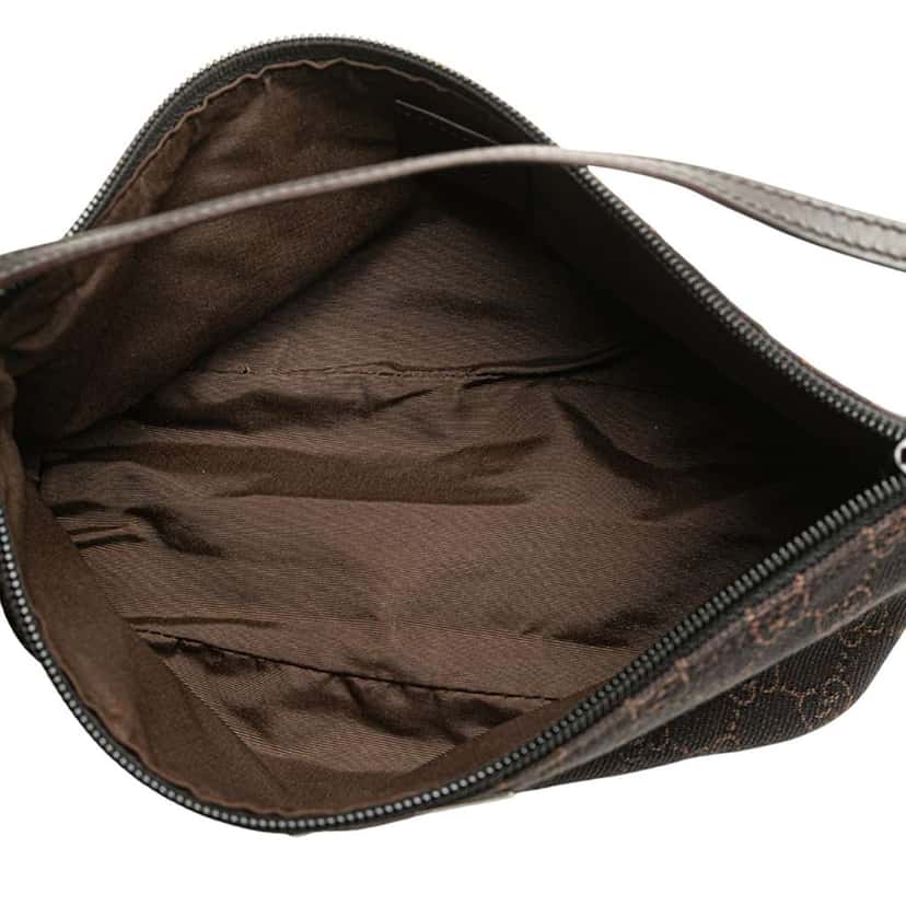 Gucci GG Denim Boat Brown Denim Good condition - Model View