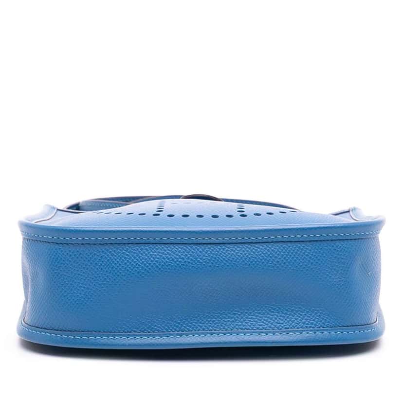 Hermès Epsom Evelyne TPM Blue Leather Good condition - Inside View
