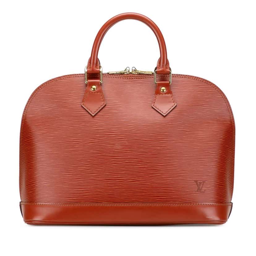 Louis Vuitton Epi Alma PM Brown Leather Good condition - Front View