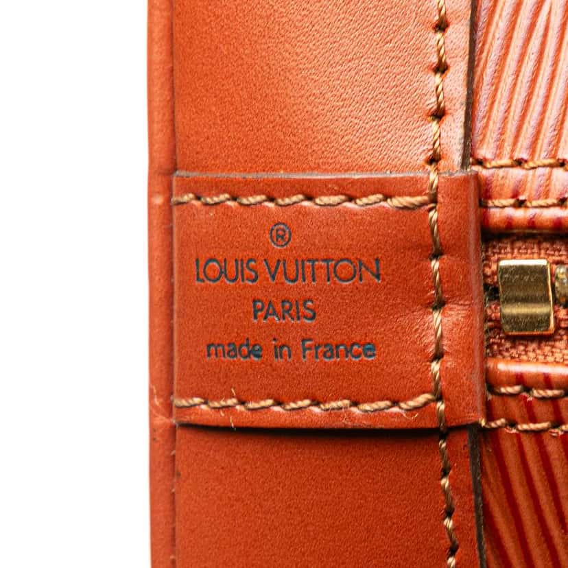 Louis Vuitton Epi Alma PM Brown Leather Good condition - Box View