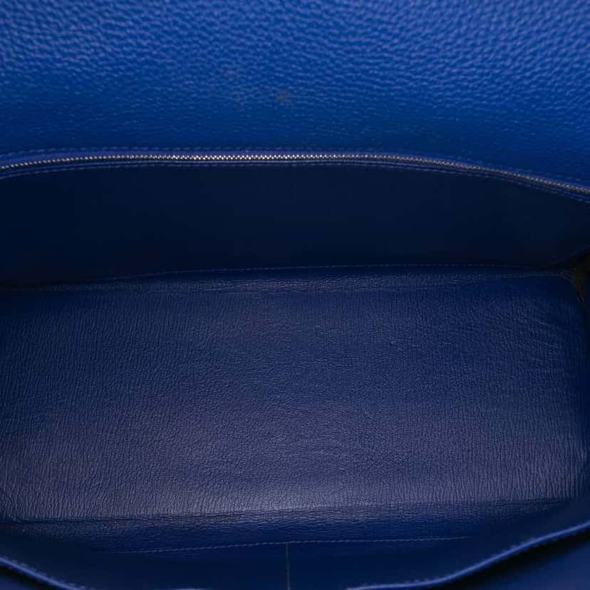 Hermès Togo Kelly II Retourne 32 Blue Leather Good condition - Model View
