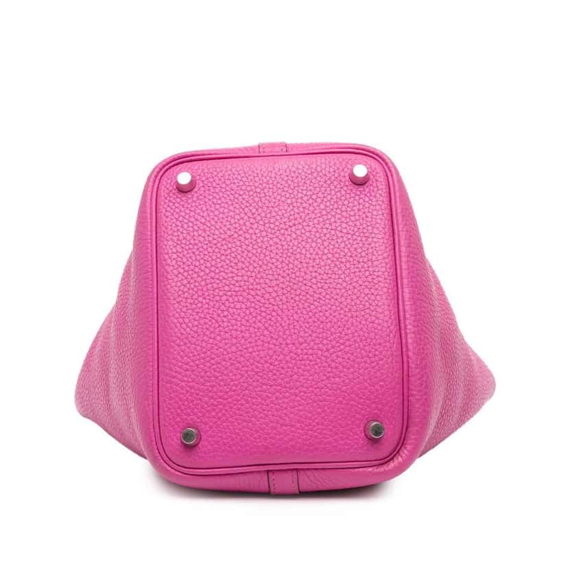 Hermès Clemence Picotin Lock 18 Pink Leather Good condition - Inside View