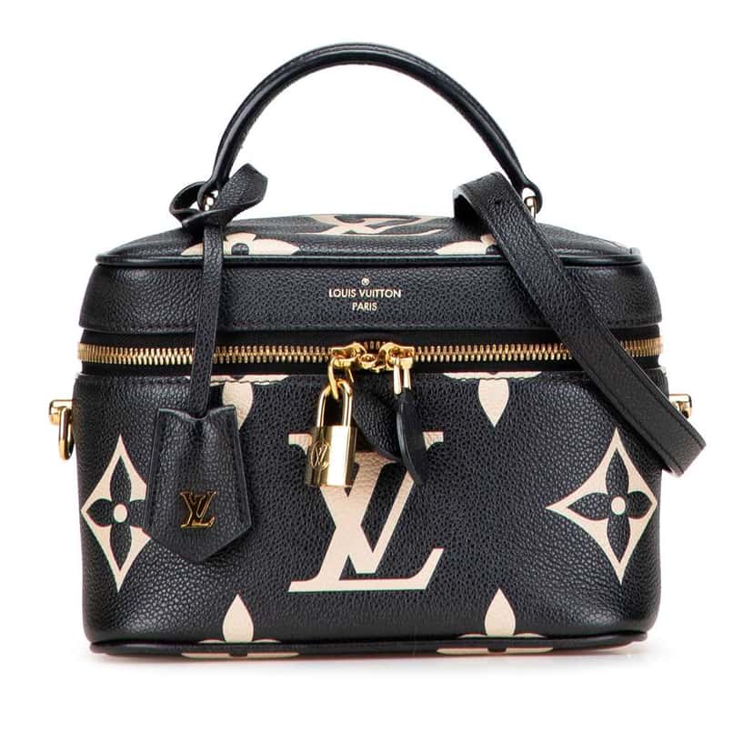 Louis Vuitton Bicolor Monogram Giant Empreinte Vanity PM Black Leather Good condition - Front View