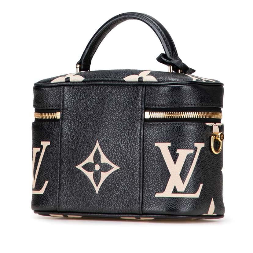 Louis Vuitton Bicolor Monogram Giant Empreinte Vanity PM Black Leather Good condition - Back View