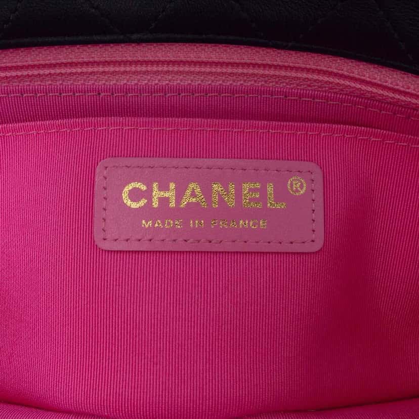 Chanel Mini Rectangular Classic Multicolor Cotton Stitched Single Flap Black Cotton Good condition - Box View
