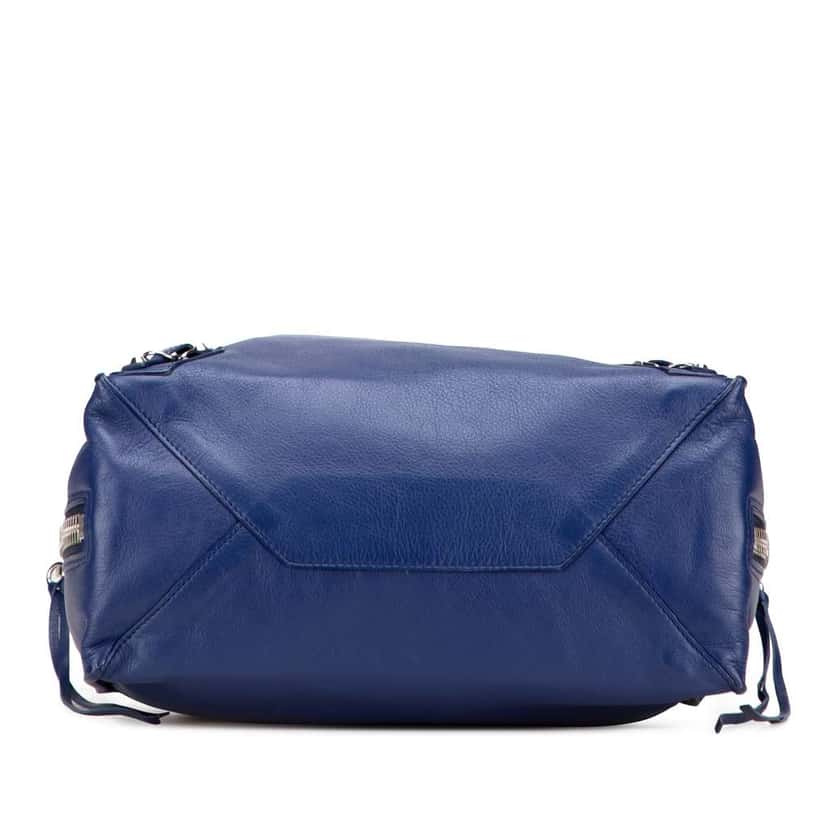 Balenciaga Leather Papier A5 Zip Around Tote Blue Leather Good condition - Inside View