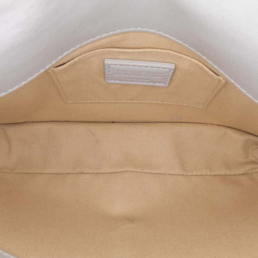 Jacquemus Mini Canvas and Leather Le Messageru Crossbody Grey Canvas Good condition - Model View