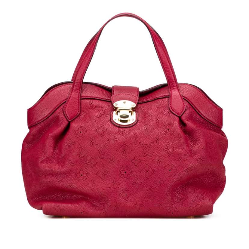 Louis Vuitton Monogram Mahina Cirrus PM Red Leather Good condition - Front View