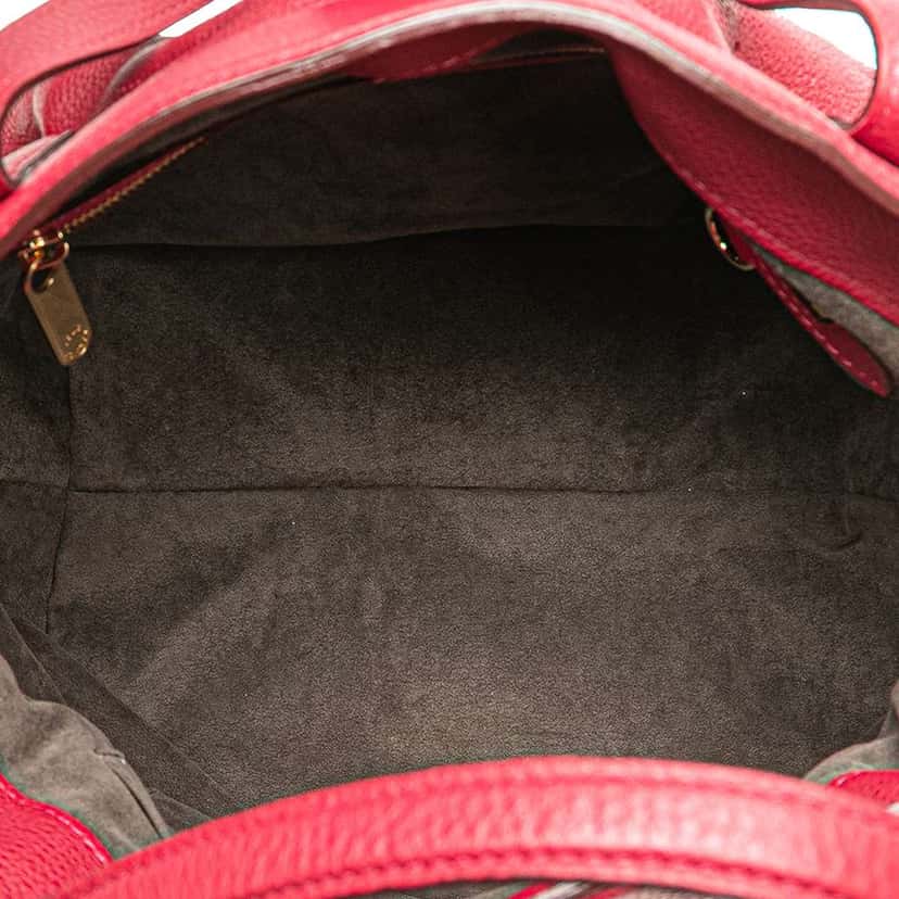 Louis Vuitton Monogram Mahina Cirrus PM Red Leather Good condition - Model View