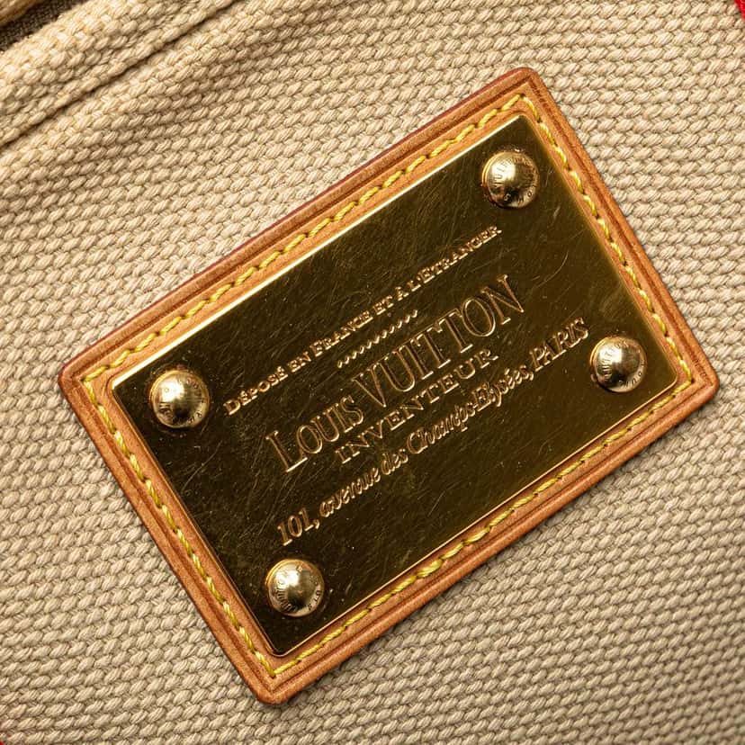 Louis Vuitton Antigua Cabas MM Brown Canvas Good condition - Box View