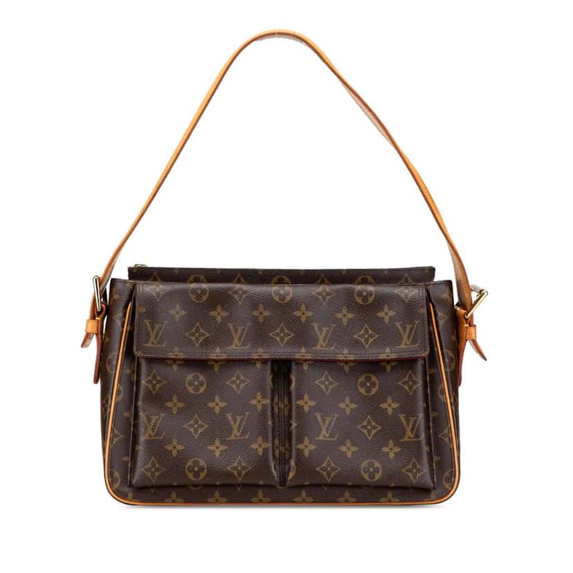 Louis Vuitton Monogram Viva Cite GM Brown Fair condition - Front View