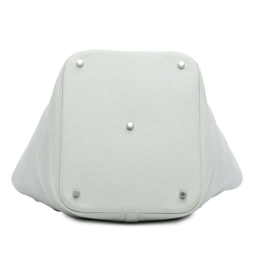 Hermès Clemence Picotin Lock 26 Blue Leather Good condition - Inside View