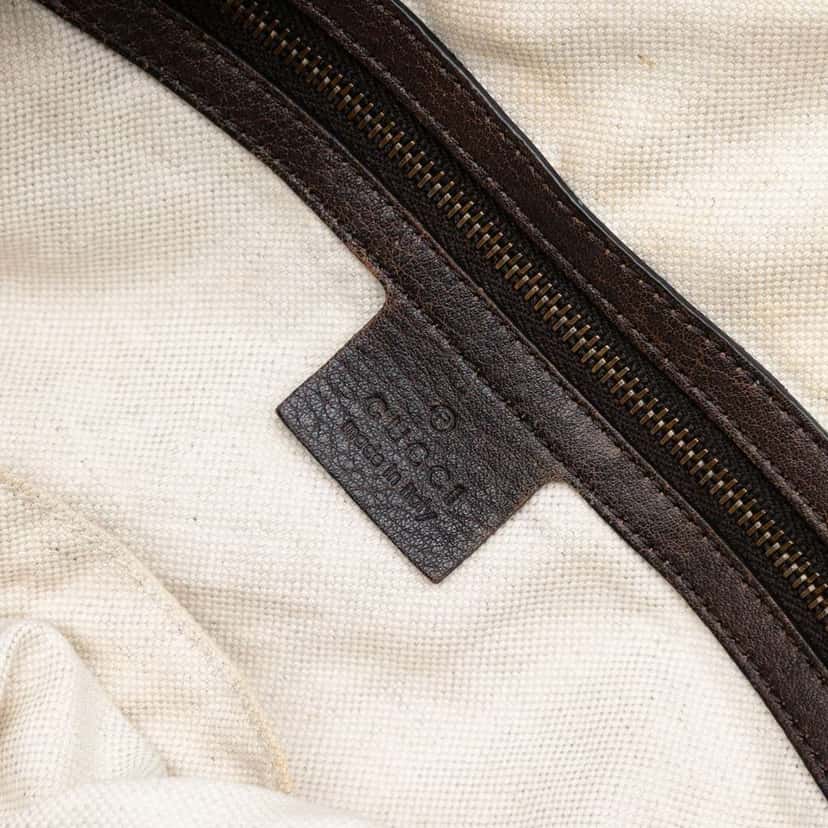 Gucci GG Canvas Laidback Crafty Handbag Brown Canvas Good condition - Box View