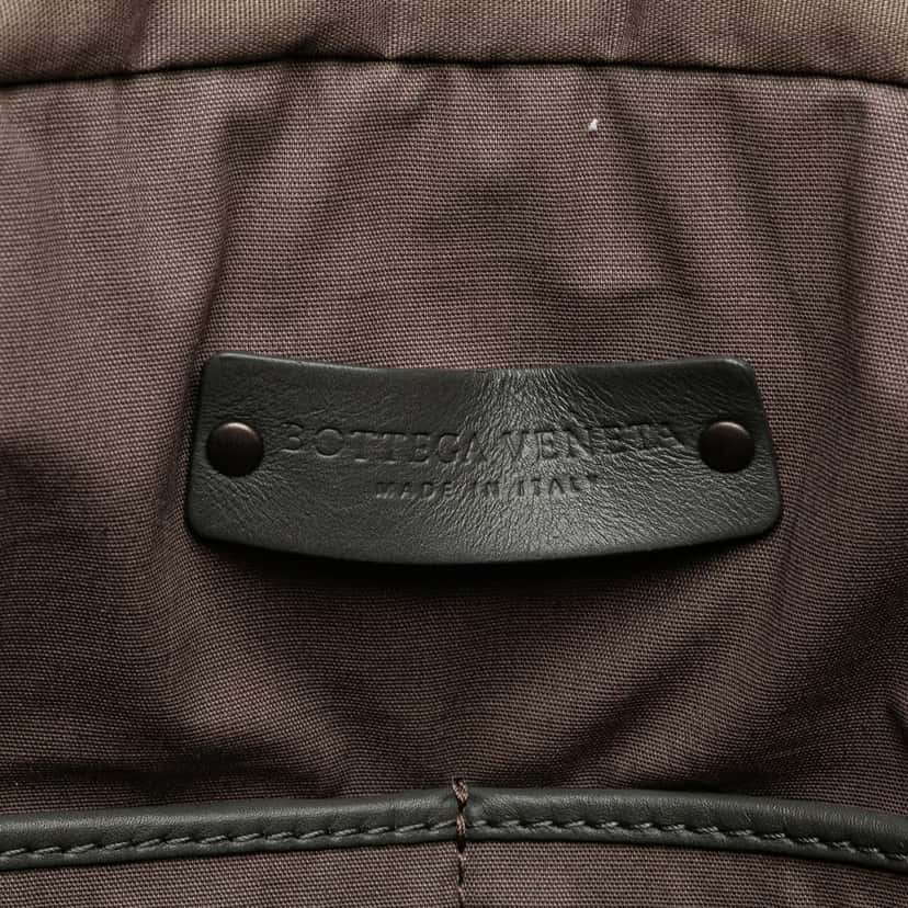 Bottega Veneta Nappa Intrecciato Business Bag Grey Leather Good condition - Box View