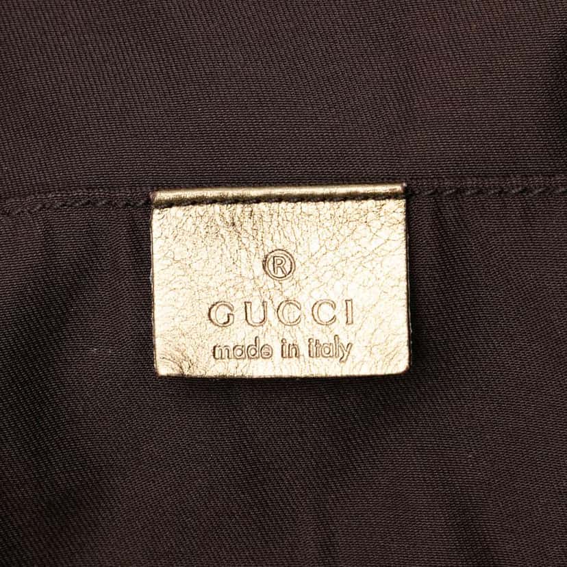 Gucci GG Canvas Web Tote Brown Canvas Good condition - Box View