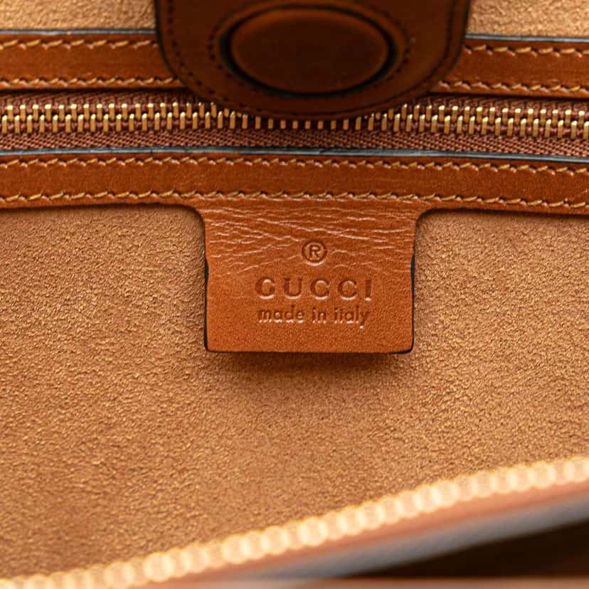 Gucci Large Leather Linea A Satchel Black Leather Good condition - Box View