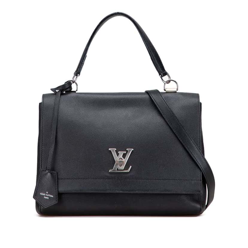 Louis Vuitton Leather Lockme II Black Leather Good condition - Front View