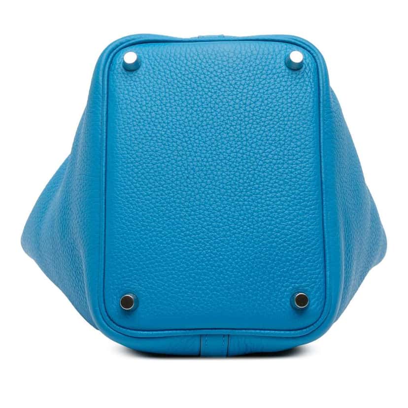 Hermès Clemence Picotin Lock 18 Blue Leather Fair condition - Inside View