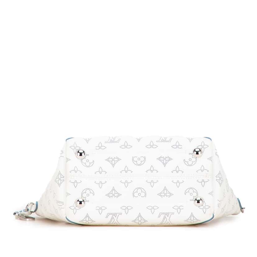 Louis Vuitton Monogram Mahina Hina PM White Leather Good condition - Inside View