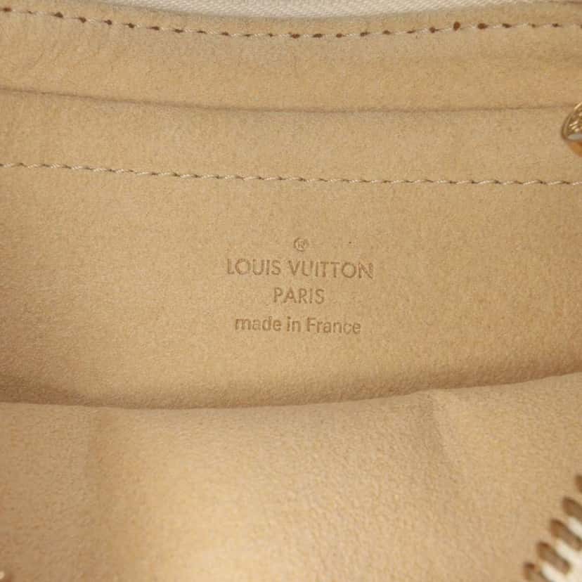Louis Vuitton Damier Azur Pochette Milla MM White Canvas Good condition - Box View