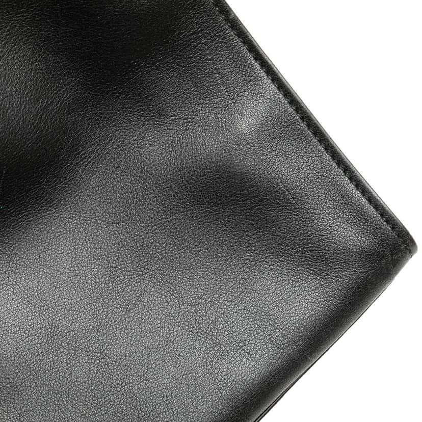 Gucci Calfskin Jackie Shoulder Bag Black Leather Good condition - Box View