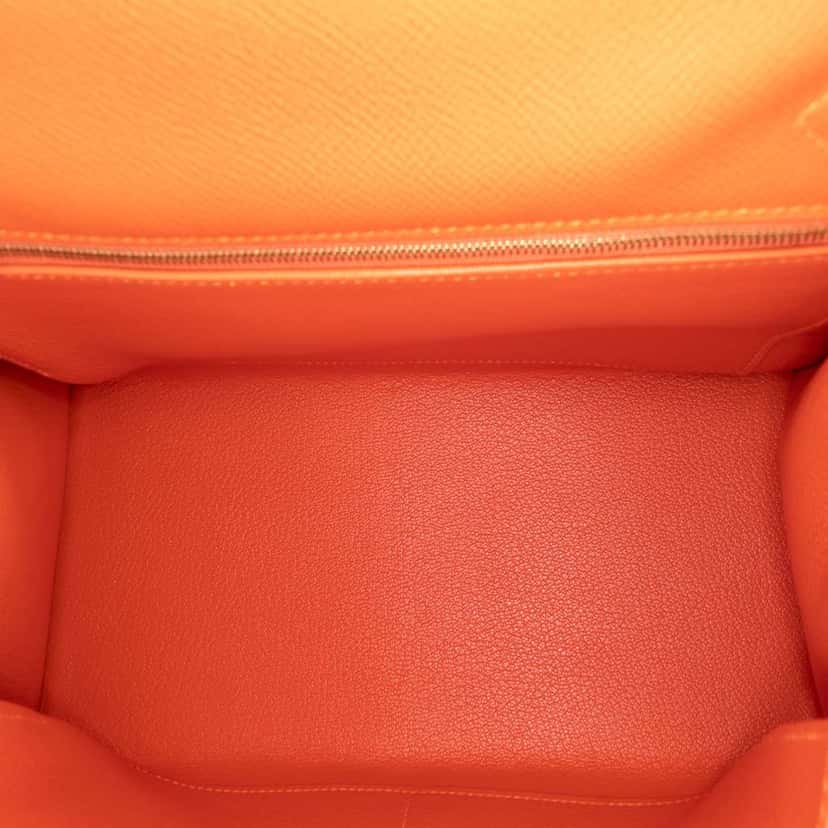 Hermès Epsom Kelly II Sellier 32 Orange Leather Good condition - Model View