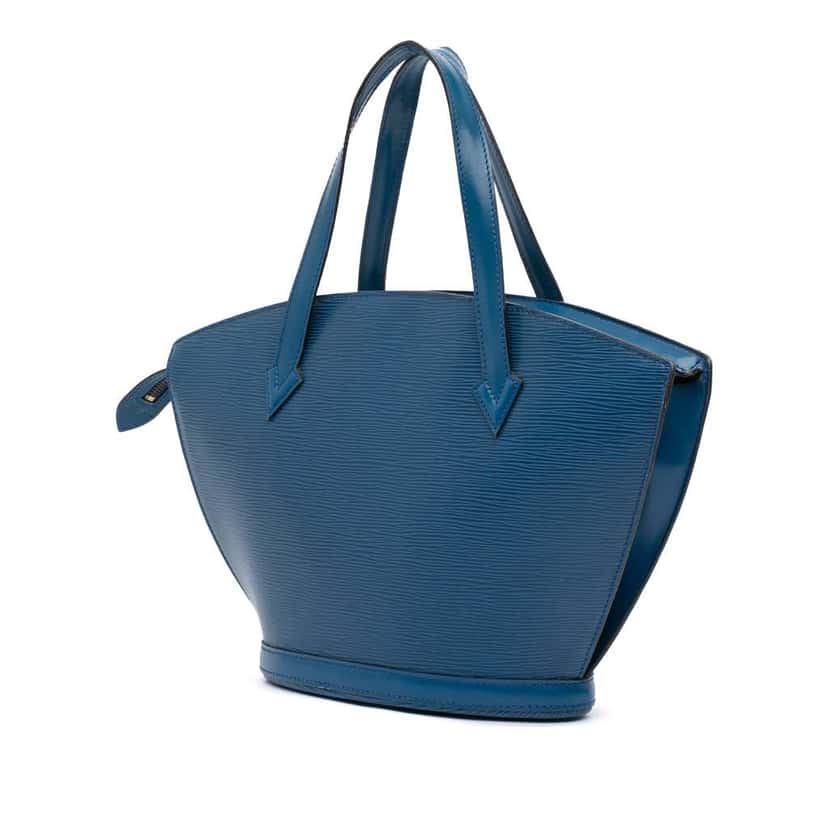 Louis Vuitton Epi Saint Jacques PM Short Strap Blue Leather Good condition - Back View