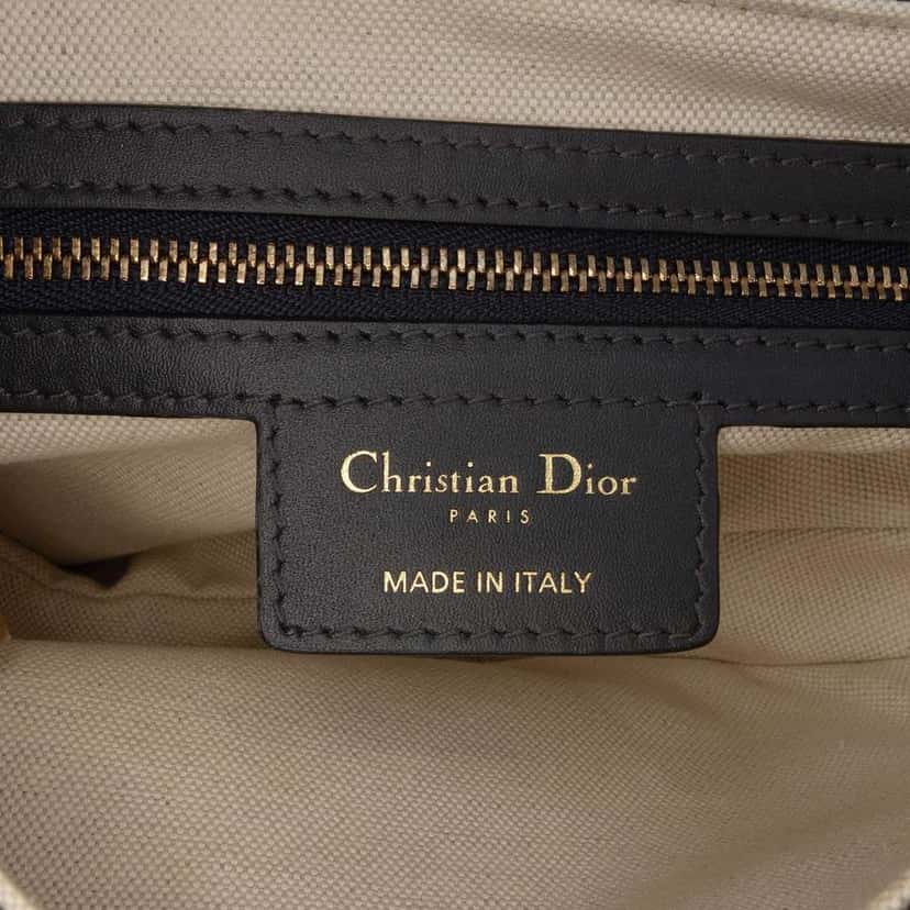 Dior Oblique Canvas Saddle Bag Blue Canvas Good condition - Box View