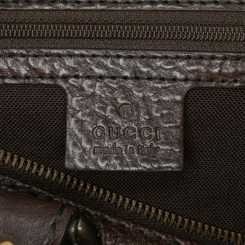 Gucci Babouska GG Crystal Boston Brown Canvas Good condition - Box View