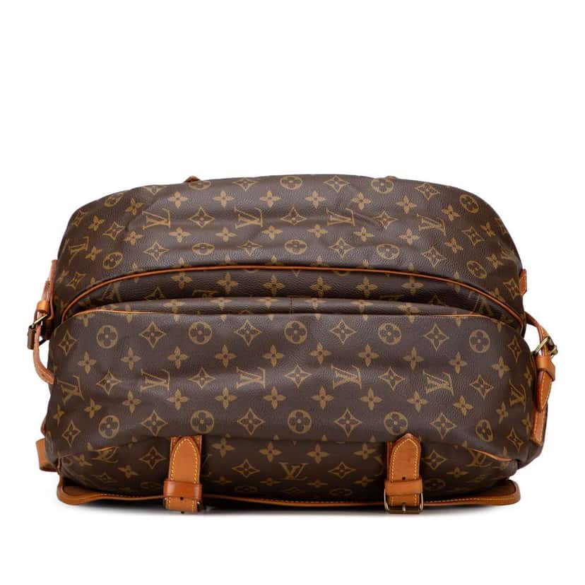 Louis Vuitton Monogram Saumur 43 Brown Fair condition - Inside View