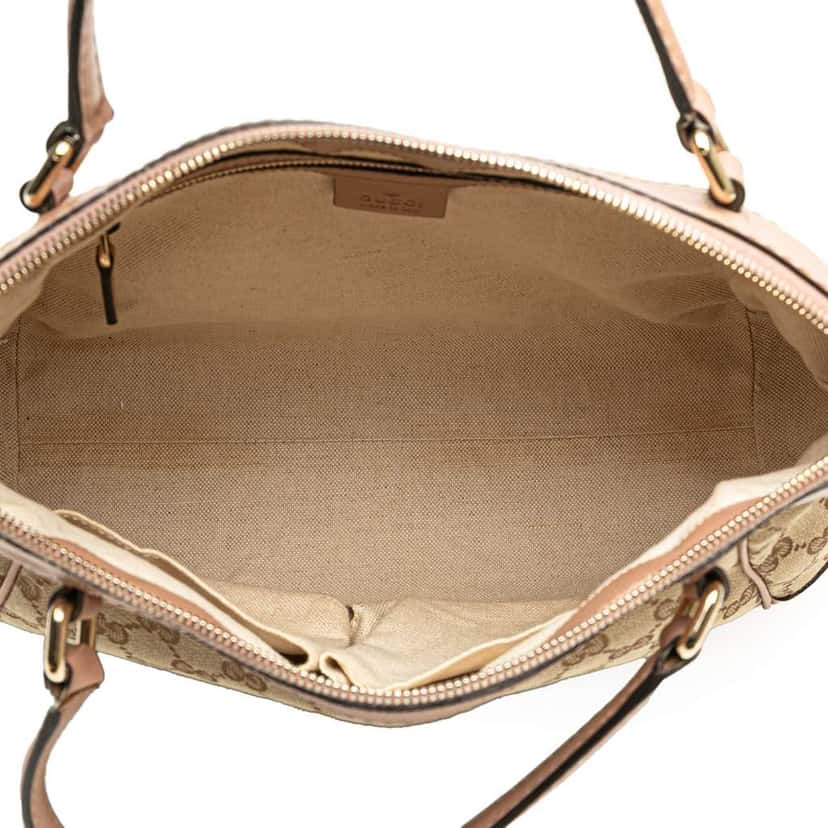 Gucci GG Canvas Mayfair Satchel Brown Canvas Good condition - Model View