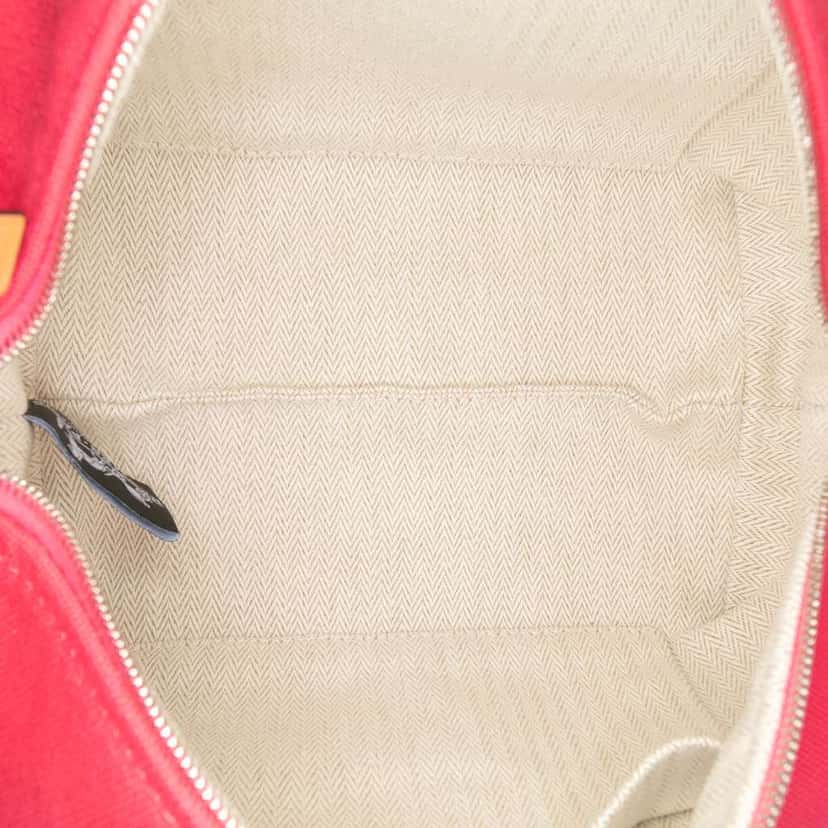 Hermès Small Canvas Bride A Brac Case Pink Canvas Good condition - Model View