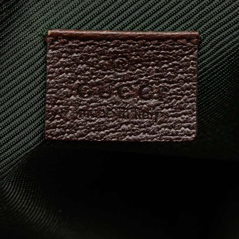 Gucci Mini GG Canvas Balthus Tofu Bag Brown Canvas Good condition - Box View