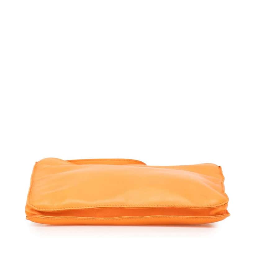 Hermès Milo Clou de Selle Crossbody Orange Leather Very good condition - Inside View