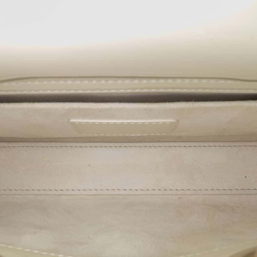 Dior Small Patent Cannage Lady D Joy White Leather Very good condition - Model View