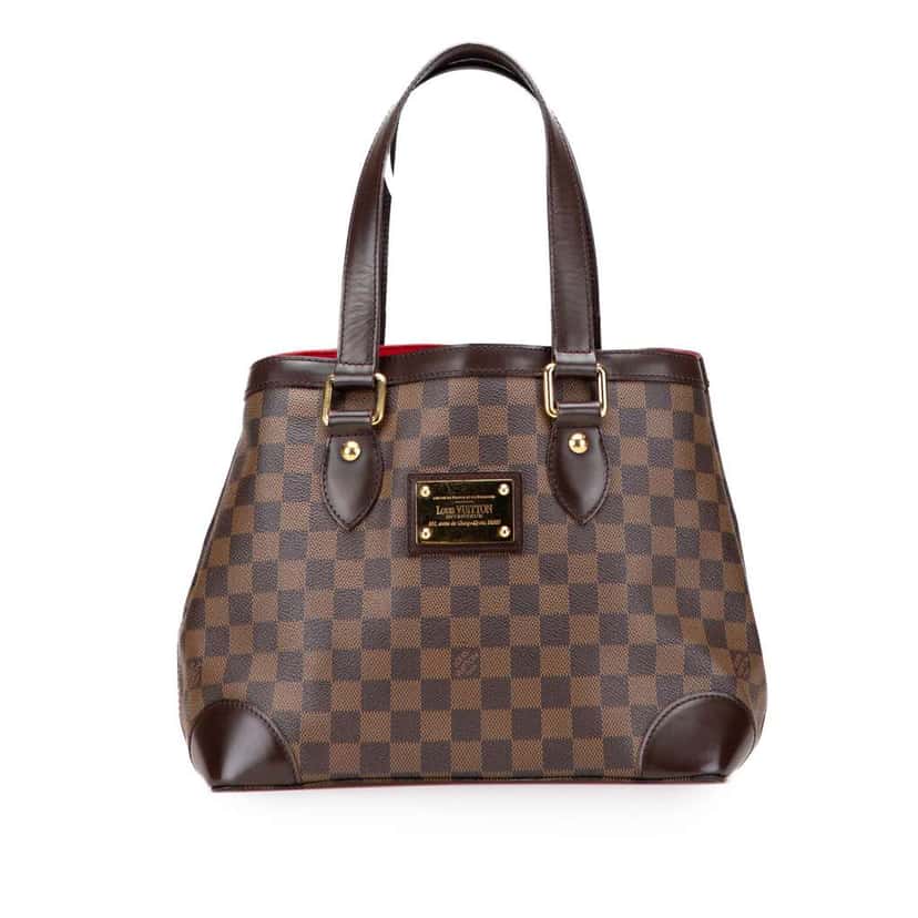 Louis Vuitton Damier Ebene Hampstead PM Brown Canvas Good condition - Front View