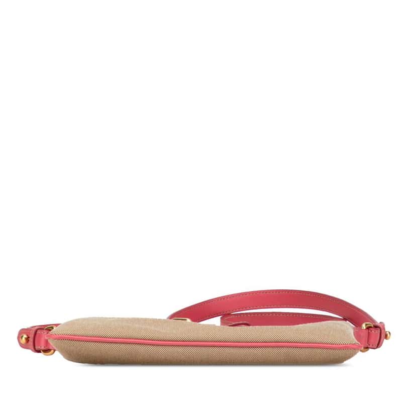 Prada Canvas Canapa Logo Bow Crossbody Brown Canvas Very good condition - Inside View