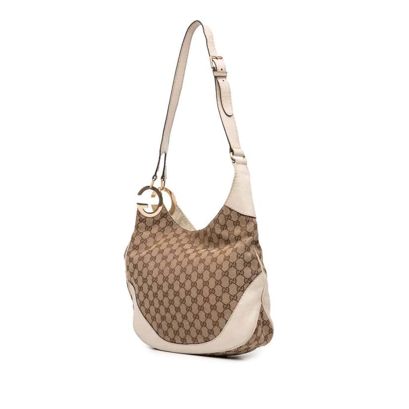 Gucci GG Canvas Charlotte Crossbody Brown Canvas Good condition - Back View