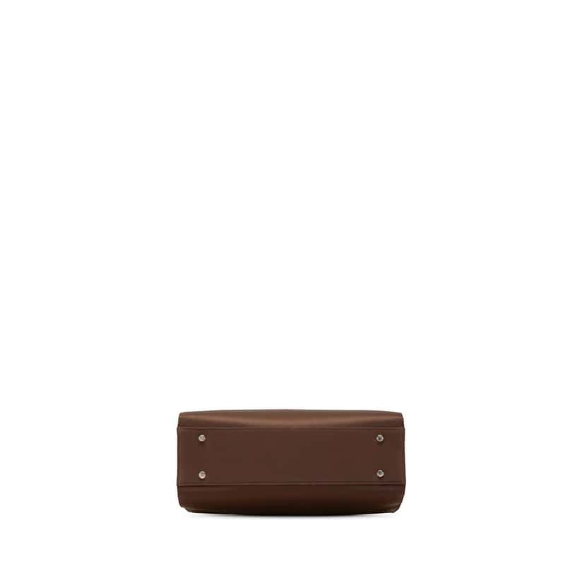 Saint Laurent Satin Tote Brown Satin Good condition - Inside View